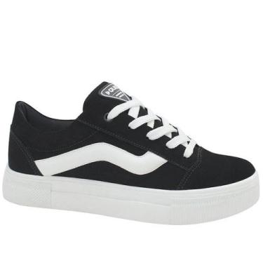 Imagem de Tênis Casual Feminino Quiz 611832, Preto, 35