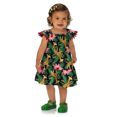 Imagem de Vestido Infantil Estampado Colorido Menina Kyly-Feminino
