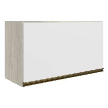 Imagem de Armario Aereo Basc Mdf 60 Cm Kali 16337 Bianco Toq Branco Uv Nicioli Bianco Toq Branco Uv