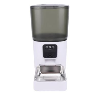 Imagem de Luocute Alimentador de Gatos Automáticos Com Câmera, Visão Noturna de 1080p HD, Alimentador de Estimação de Animais de Estimação Wi -Fi Visual Angular, áudio Duplo, Controle de