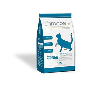 Imagem de Ração Chronos Pet Gatos Super Premium Adultos Castrados Sabor Frango 1,5kg Chronos Raça Adulto, Sabor Frango