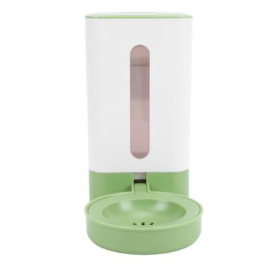 Imagem de Asixxsix Distribuidor Automático de água para Animais de Estimação Suspenso, Garrafa de água Em Gaiola de 1,5L Sem Design de Boca Molhada, Tanque de água Transparente para Cães, Gatos, (GREEN)