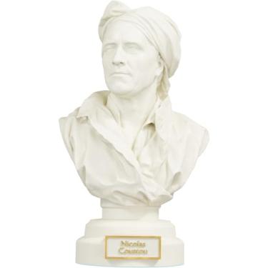 Imagem de Estátua Busto Nicolas Coustou (Cor Mármore Dourado)