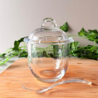 Imagem de HAUSKRAFT - ACUCAREIRO DE VIDRO TRANSPARENTE BAMBOO C/COLHER 220ML