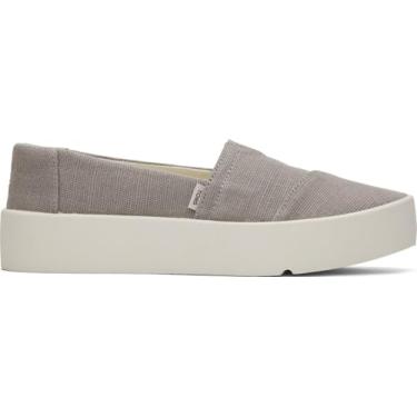 Imagem de TOMS Tênis feminino Verona Heritage Platform sem cadarço casual - preto, Mrng Dv Hrtg Cnvs, 41