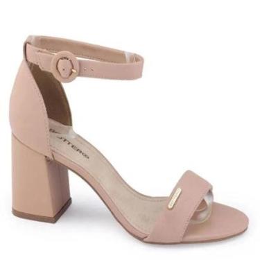 Imagem de Sandália Bottero De Salto Bloco Em Couro Feminina-Feminino