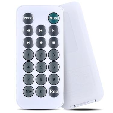 Imagem de RETROSUN Controle remoto de substituição para combo Retekess TR621 CD e leitor de cassete, leitor de CD portátil Boombox