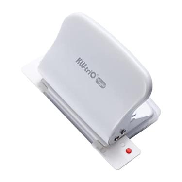 Imagem de Kiboule Perfurador de papel portátil com 10 furos Suporte para perfurador de metal de mão Múltiplo 20/26/30 furos 10 folhas ty 5,5 mm Abertura para A4 A5 B5 Notebook Scrapbook Agenda Planner