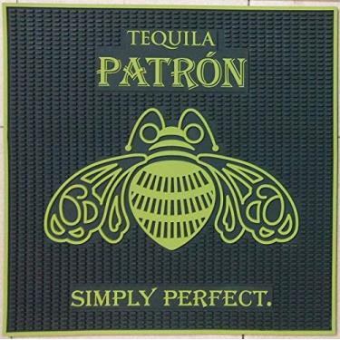 Imagem de Tapete de borracha Tequila Patron Bar Profissional GG Tapete de espera Estação de gotejamento 43 x 43 cm