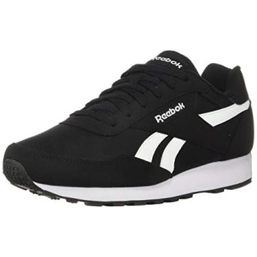 Imagem de Reebok Tênis de corrida masculino Rewind Run Fitness Gym, Preto/branco, 14.5 Women/13 Men