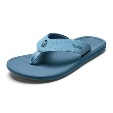 Imagem de OLUKAI Chinelo masculino Ki'i, Bllissful azul/azul neblina, 46