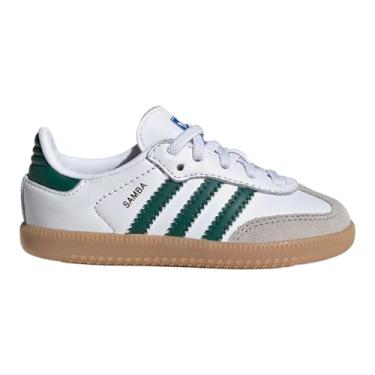 Imagem de adidas Tênis infantil unissex Samba OG, Verde, 10 Toddler