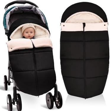 Imagem de Sacos de inverno quentes universais, bolsa de dormir para bebês para clima frio, protetor de pé infantil impermeável para carrinhos, carrinhos de bebê, carrinhos de bebê