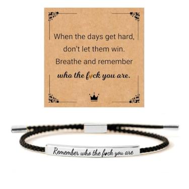 Imagem de ZCVFA Pulseira Inspire - God Is In Control, Aço Inoxidável Ajustável Fé Cristã Feito à Mão Pulseira Trançada com Motivação de Autoestima Joias para Mulheres e Homens, Adjustable, Aço inoxidável, Sem