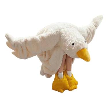 Imagem de Rrlihjgu Capa de Aquecimento com Capuz - Blusão com Capuz Formato de Ganso | Pijamas Quentes e Folgados para Adultos e Adolescentes,Para Inverno Leitura Ver TV Filmes Estudantes Jogadores Frio