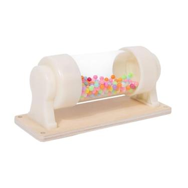 Imagem de menolana Brinquedo Chocalho de Chuva Rainmaker, Bastão de Chuva, Brinquedo Educativo para Bebês, Mini Instrumento Musical de Madeira para Agitar