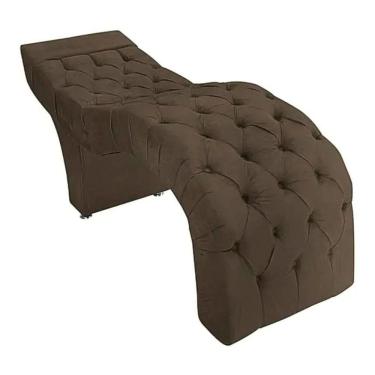Imagem de Maca Estofada Estética Cílios Salão Spa Suede Kelly Cor:marrom