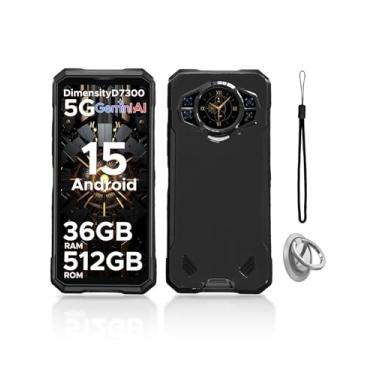 Imagem de KONXISA Capa para DOOGEE S200 Plus 5G, capa de telefone com fivelas e cordões, capa protetora de material TPU premium, capa protetora com arranhões, resistente a quedas e anti-impressões digitais