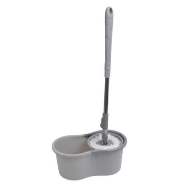 Imagem de Mop Giratório Premium Inox 360° com Balde 9L e Refil Microfibra — Limpeza Profunda sem Esforço para Todos os Tipos de Piso