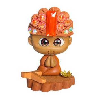 Imagem de Escultura Baby Orixá em Biscuit 5 cm Pureza e Doçura Xangô