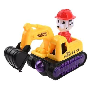Imagem de Escavadeira Elétrica de Brinquedo Patrulha Canina Com Luz e Música Par