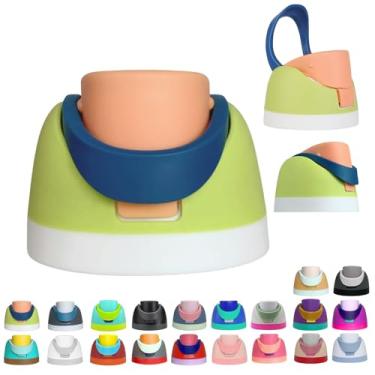 Imagem de Tampa de substituição para garrafa de água Owala Freesip, acessórios para Owala Free Sip, tampa superior de garrafa de água de um botão compatível com Owala Cup 473 ml, 680 g, 946 ml, 1,134 g, à prova