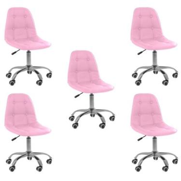 Imagem de Cadeira Office Eiffel Botonê Ajustável Oficial Giratória - Oficial Web