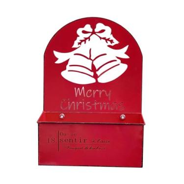 Imagem de Bothyi Vaso de Parede para Plantas, Ideal para Decoração de Natal, em Ferro, Removível E Perfeito para Pendurar Na Parede, Bell Hollow Vermelho