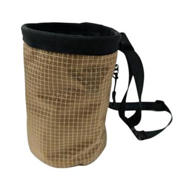 Imagem de Aymzbd Giz para Escalada, Estojo de Armazenamento Prático E Leve para Homens E Mulheres, Ideal para Fitness, Frisbee Golfe E Boliche, Marrom