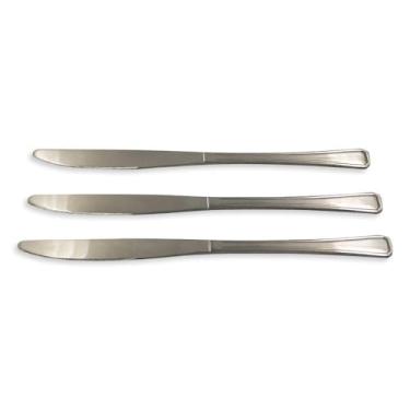 Imagem de Conjunto de Facas de Mesa em Aço Inox, 23cm, 12 Peças, Serrilhadas