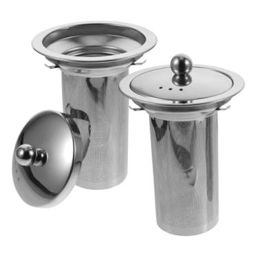 Imagem de FUNOMOCYA Pacote com 2 filtros de chá de malha fina para filtro de bule de chá de malha solta para bule de chá, cesta de infusor, inserção de coador de chá para chaleira de chá