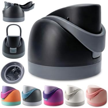Imagem de Tampa de substituição fácil para Owala FreeSIP – Compatível com Owala Cup 473 ml, 680 g, 947 ml e 1,134 g – Substituição superior de garrafa de água flip de um botão com vedação resistente a