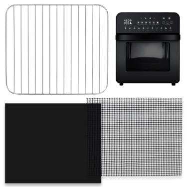 Imagem de Acessórios de substituição para desidratador de ar fritadeira para forno Gowise 11,6 QT Vibe e outros fornos Airfryer, bandeja removível e forros antiaderentes reutilizáveis, tapetes resistentes ao