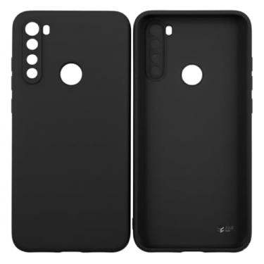 Imagem de Capa Capinha Compatível Redmi Note 8 Silicone Aveludado Premium (PRETO)