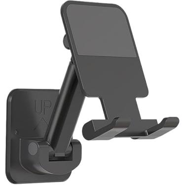 Imagem de Suporte de parede para tablet, suporte extensível, suporte de célula, suporte de parede ajustável para espelho, banheiro, chuveiro, quarto, cozinha, passadeira