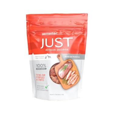 Imagem de Petiscos Naturais Tiras de Frango e Pato para Cães e Gatos, 100% Natural, 75g