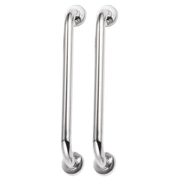 Imagem de Kit Barra de Apoio de Segurança Inox Para Banheiro, Idosos e Deficientes 60cm, Matches Modern & Traditional Bathroom Styles in Brazil(2pcs)