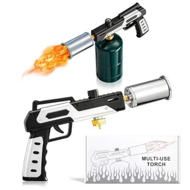 Imagem de Saker Pistola de tocha de propano, pistola de lança-chamas ajustável com trava de segurança para churrasco, churrasqueira, fogueira, bife queimado, cozinhar, isqueiro de carvão, ideia de presente de