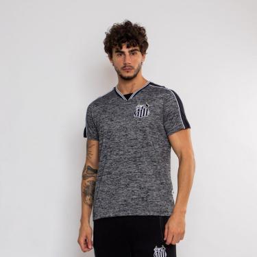 Imagem de Camiseta Masculina Santos Oficial Gola V Classic-Masculino