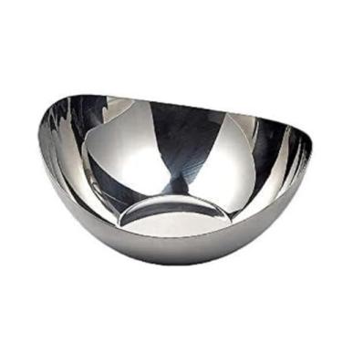 Imagem de fruteira cesta Suporte de frutas em aço inoxidável, tigela de frutas, cesta de frutas para salada doméstica, tigela de frutas, prato de lanche, doces para sala de estar bancada(23 * 21 * 10cm)