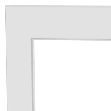 Imagem de Guarnição de Alumínio para Porta Lambri Lucasa Eccellente 217cmx110cm Branco