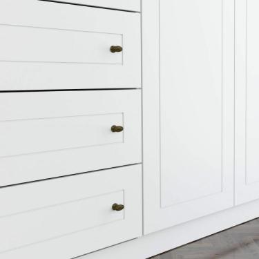 Imagem de Guarda Roupa Casal 6 Portas 4 Gavetas Americano Henn Branco Hp