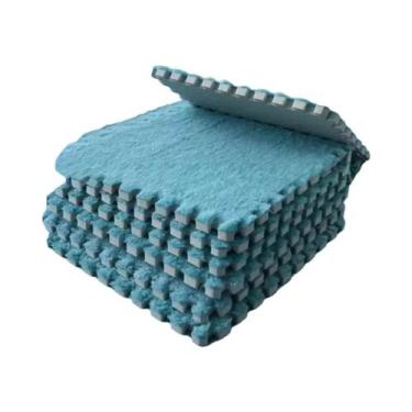 Imagem de Tapete Infantil De Pelúcia Macia 30x30cm Tapete De Atividades Quebra-C