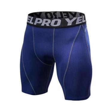 Imagem de Shorts Esportivos Masculinos De Compressão Respiráveis De Secagem Rápi