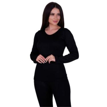 Imagem de Blusa Termica Peluciada para o Inverno Quentinha -c13 BLUSA GIOVANA - 