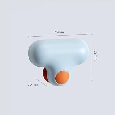 Imagem de Mingzhe Rodo de Espelho TPR Pequena Escova de Vidro Design Ergonômico Com Gancho Ventosa (solteiro azul)