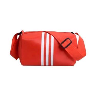 Imagem de Travesseiro de nylon listrado de grande capacidade Bolsa esportiva cas