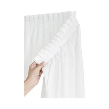 Imagem de Cortina Autoadesiva Branca Para Varanda, Quarto E Janela De Sacada, In