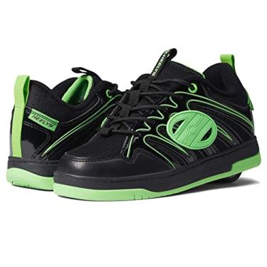Imagem de HEELYS Rocket (Little Kid/Big Kid/Adult) Black/Neon Green 7 Men's, 8 Women's M