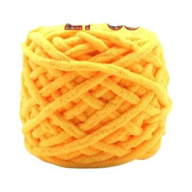 Imagem de Fio De Poliéster Macio E Grosso (2 Peças) Para Tricô Manual, Crochê, C